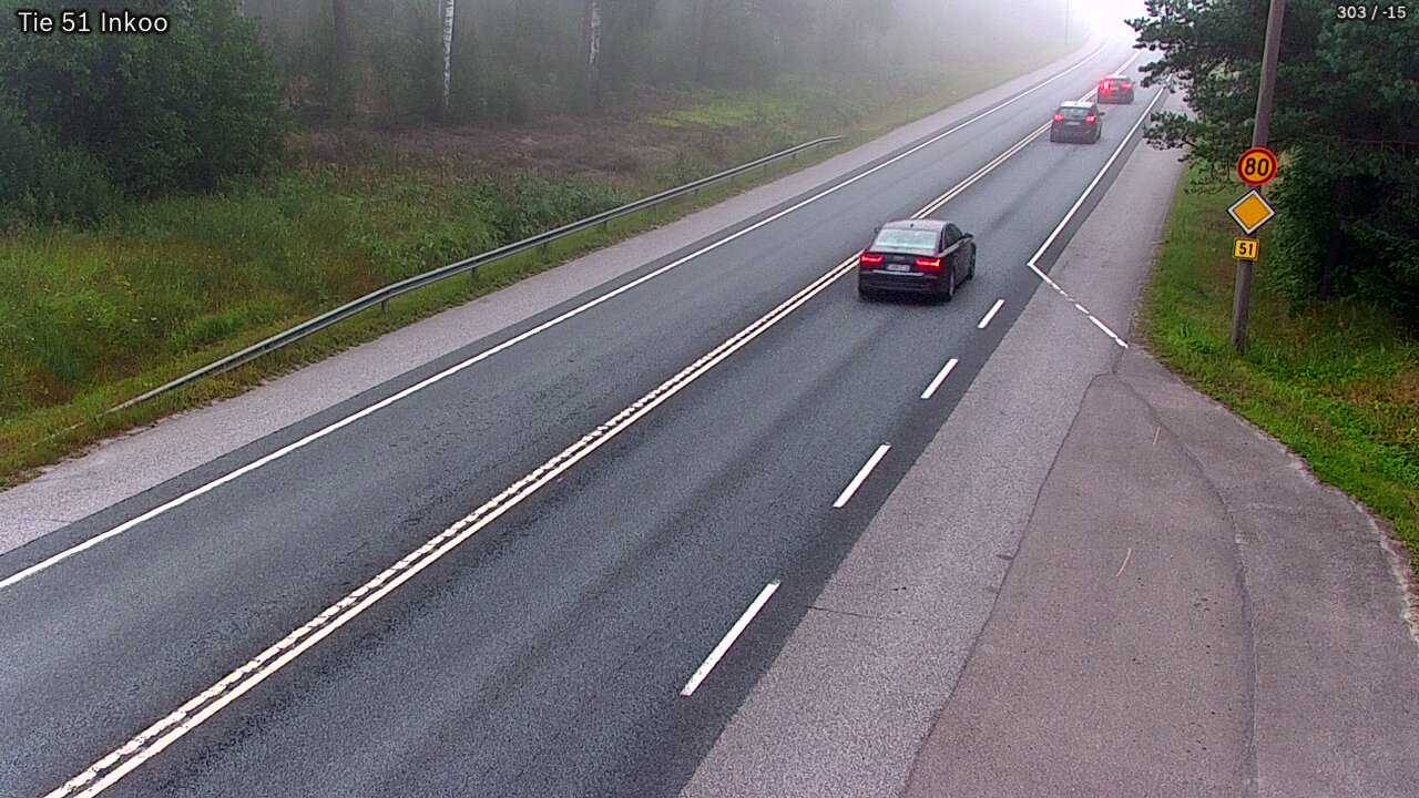 Weather Camera Image Road 51 Inkoo, Inkoo, Uusimaa