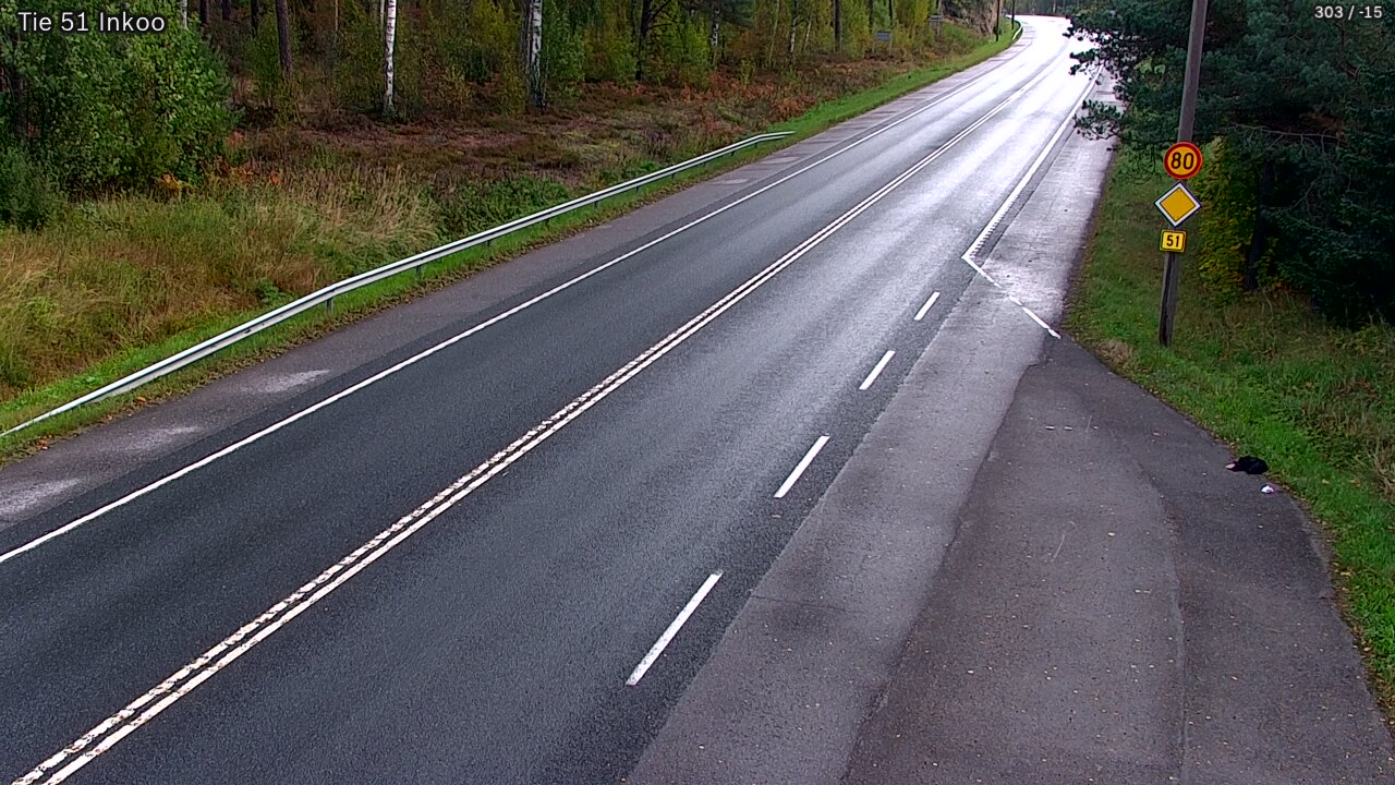 Weather Camera Image Road 51 Inkoo, Inkoo, Uusimaa