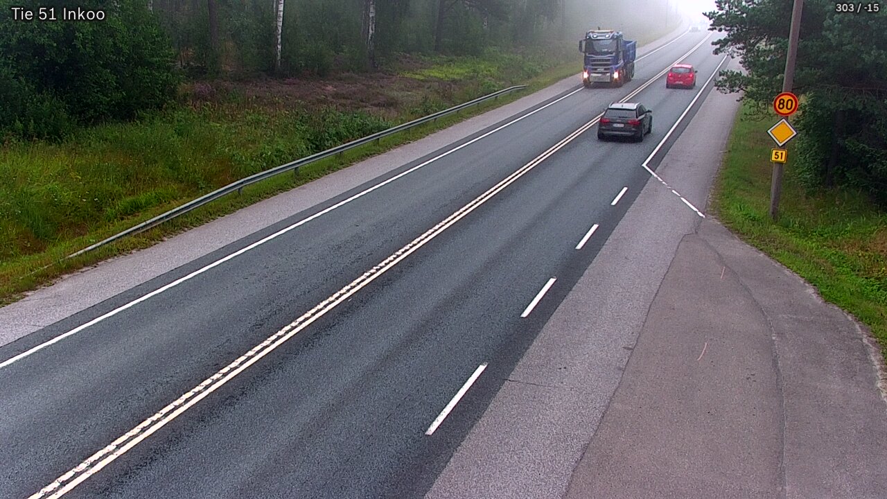 Weather Camera Image Road 51 Inkoo, Inkoo, Uusimaa