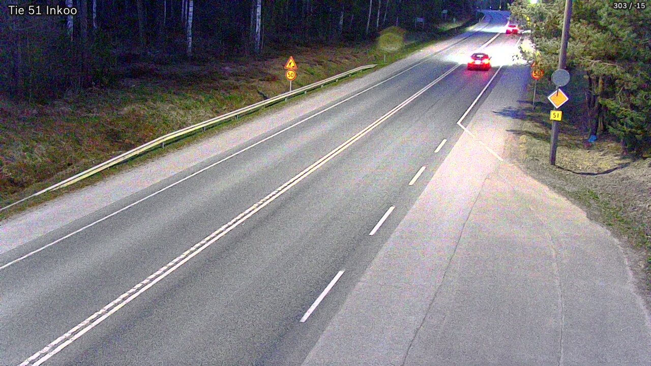 Weather Camera Image Väg 51 Ingå, Inkoo, Uusimaa