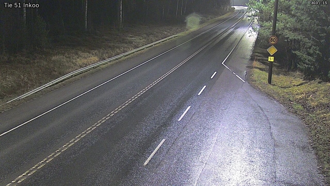 Weather Camera Image Road 51 Inkoo, Inkoo, Uusimaa