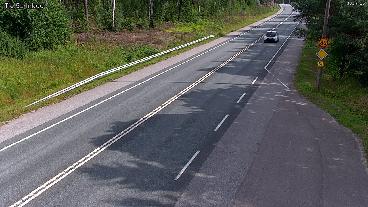 Weather Camera Image Road 51 Inkoo, Inkoo, Uusimaa