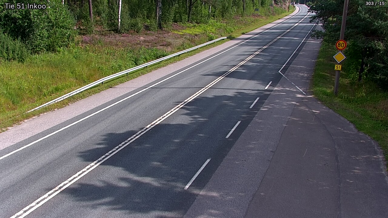 Weather Camera Image Road 51 Inkoo, Inkoo, Uusimaa