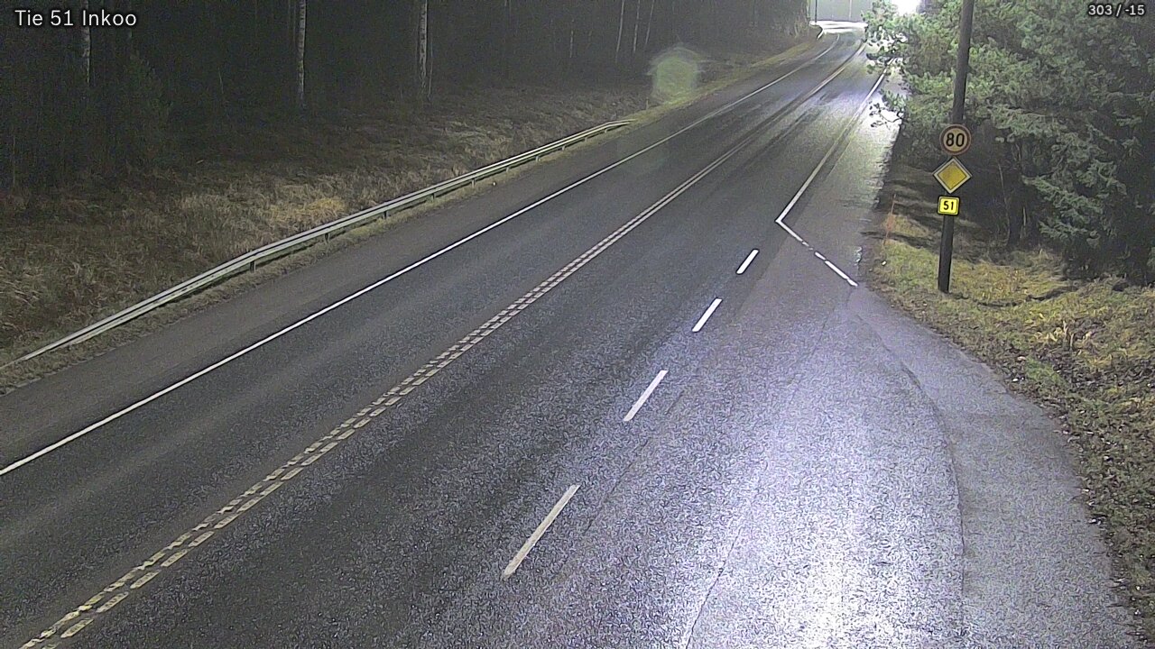 Weather Camera Image Road 51 Inkoo, Inkoo, Uusimaa