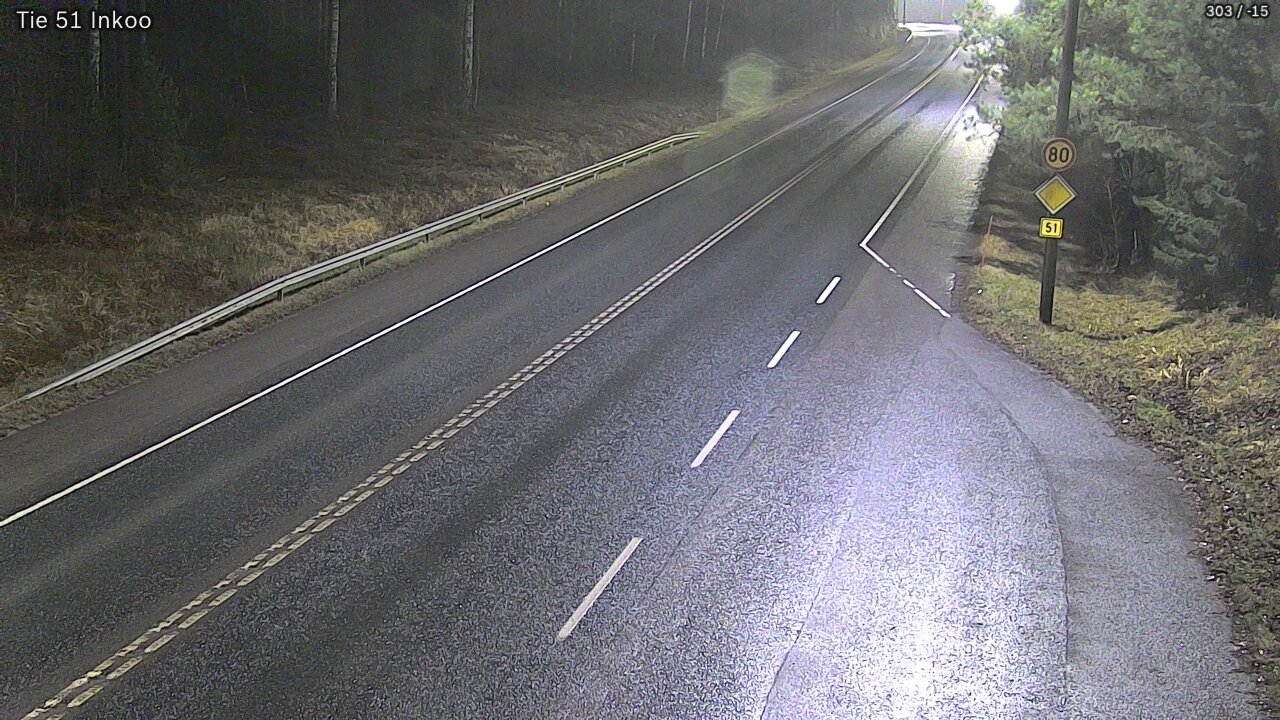 Weather Camera Image Road 51 Inkoo, Inkoo, Uusimaa
