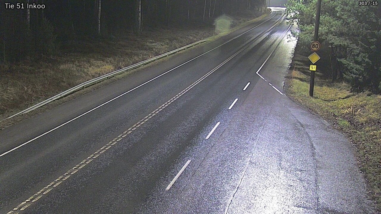 Weather Camera Image Road 51 Inkoo, Inkoo, Uusimaa