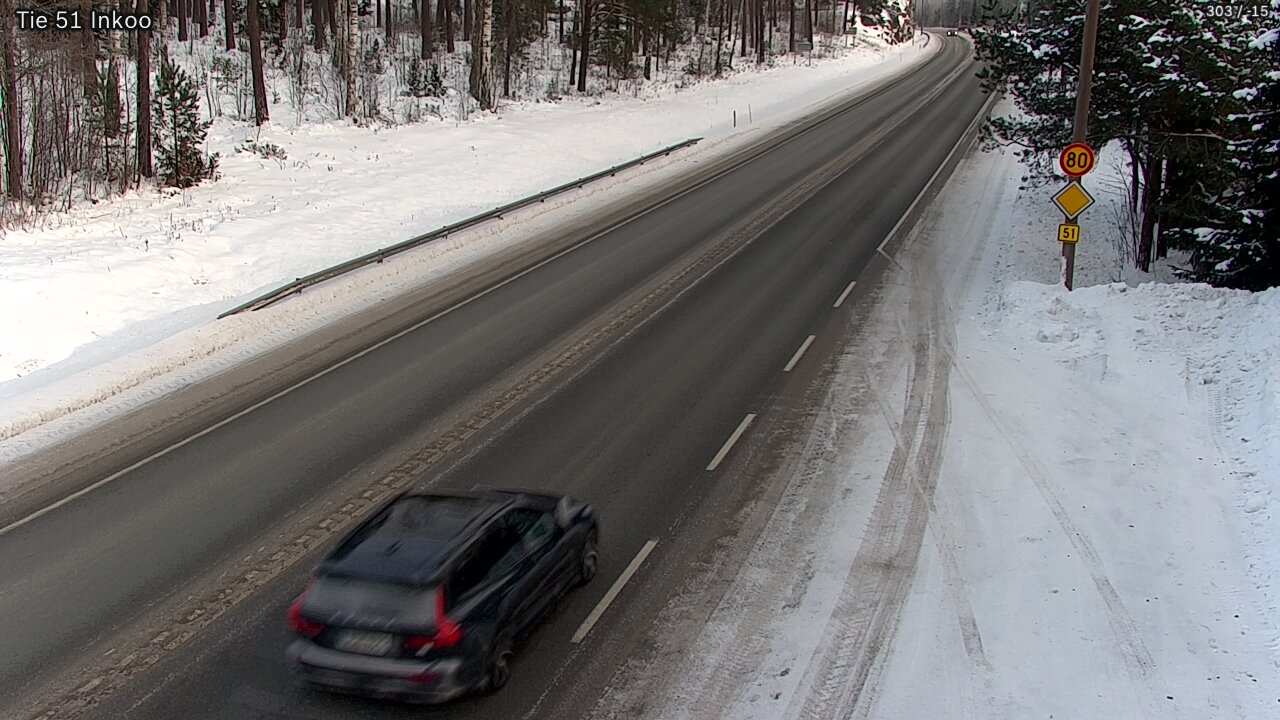 Weather Camera Image Road 51 Inkoo, Inkoo, Uusimaa