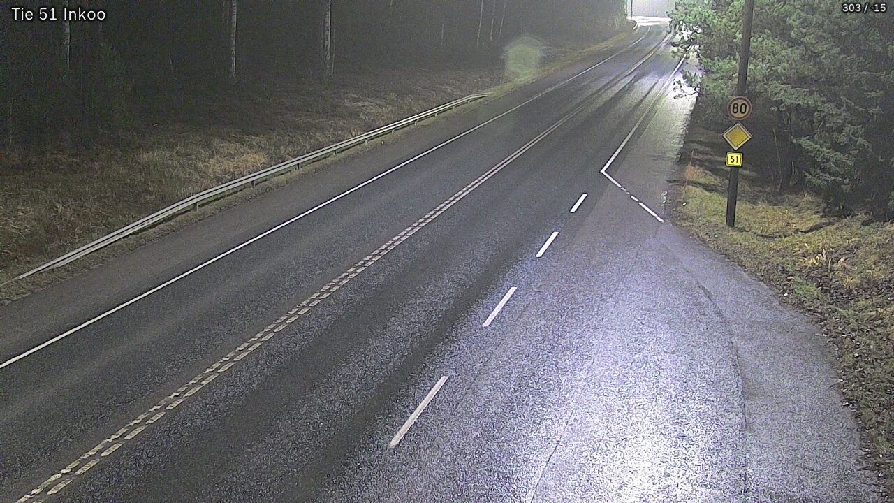 Weather Camera Image Road 51 Inkoo, Inkoo, Uusimaa