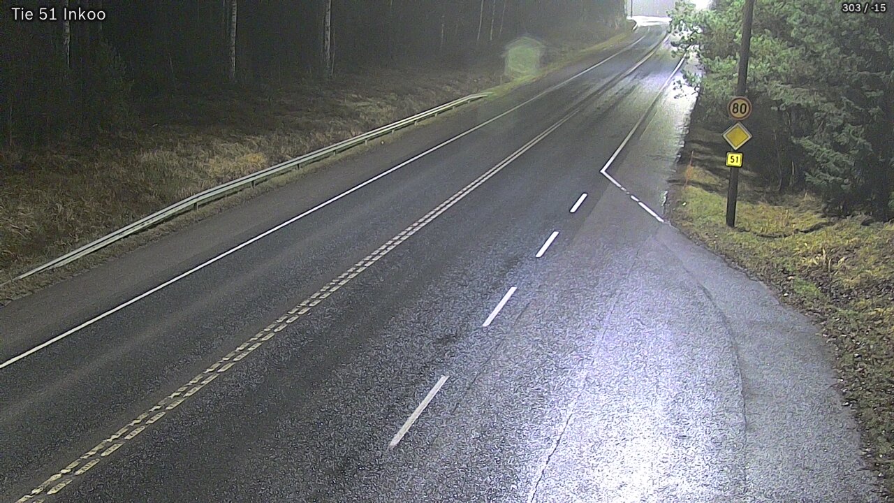 Weather Camera Image Road 51 Inkoo, Inkoo, Uusimaa