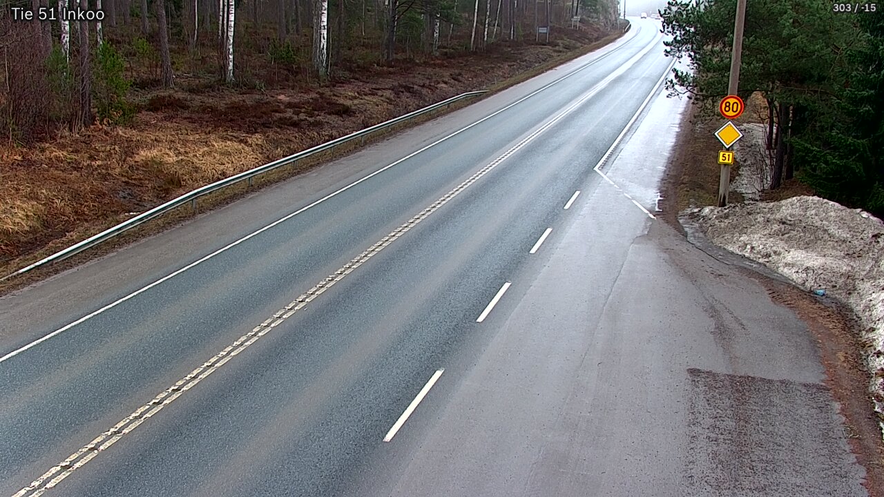 Weather Camera Image Road 51 Inkoo, Inkoo, Uusimaa