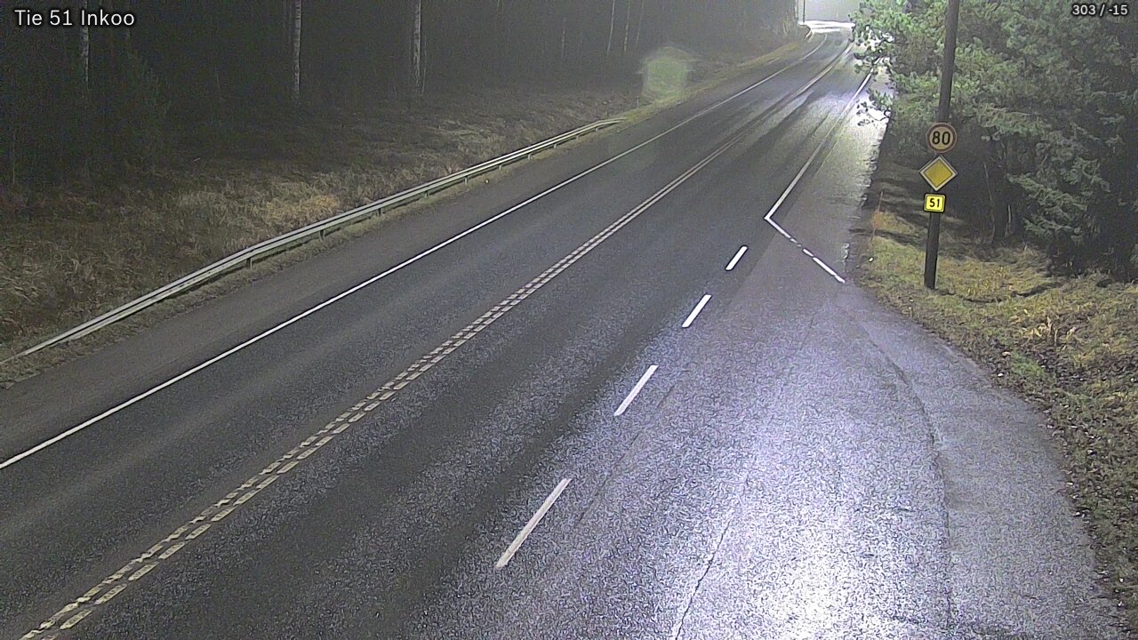 Weather Camera Image Road 51 Inkoo, Inkoo, Uusimaa