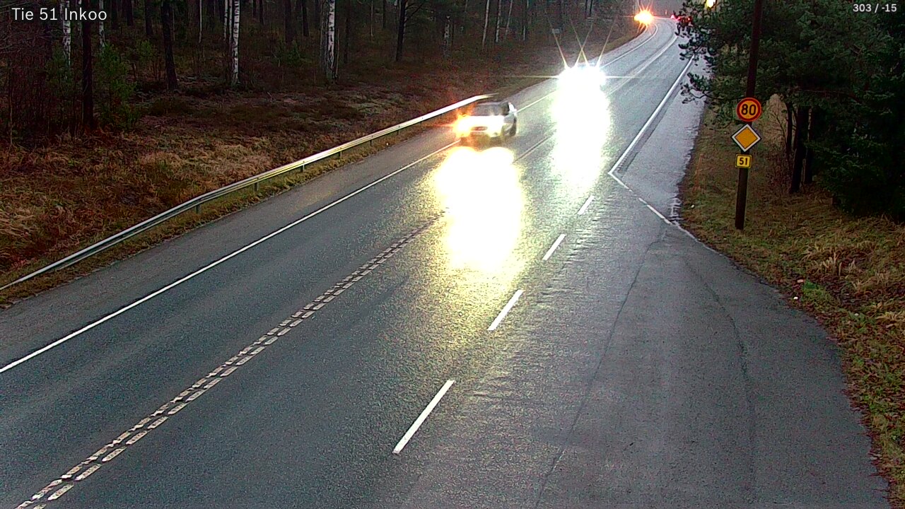 Weather Camera Image Road 51 Inkoo, Inkoo, Uusimaa