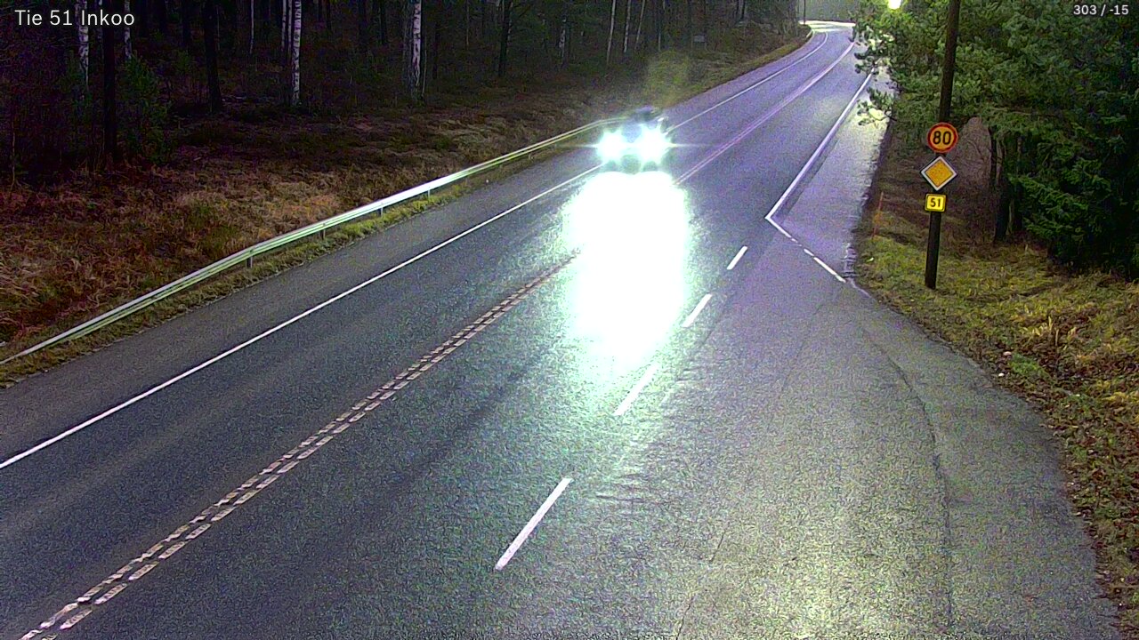 Weather Camera Image Road 51 Inkoo, Inkoo, Uusimaa