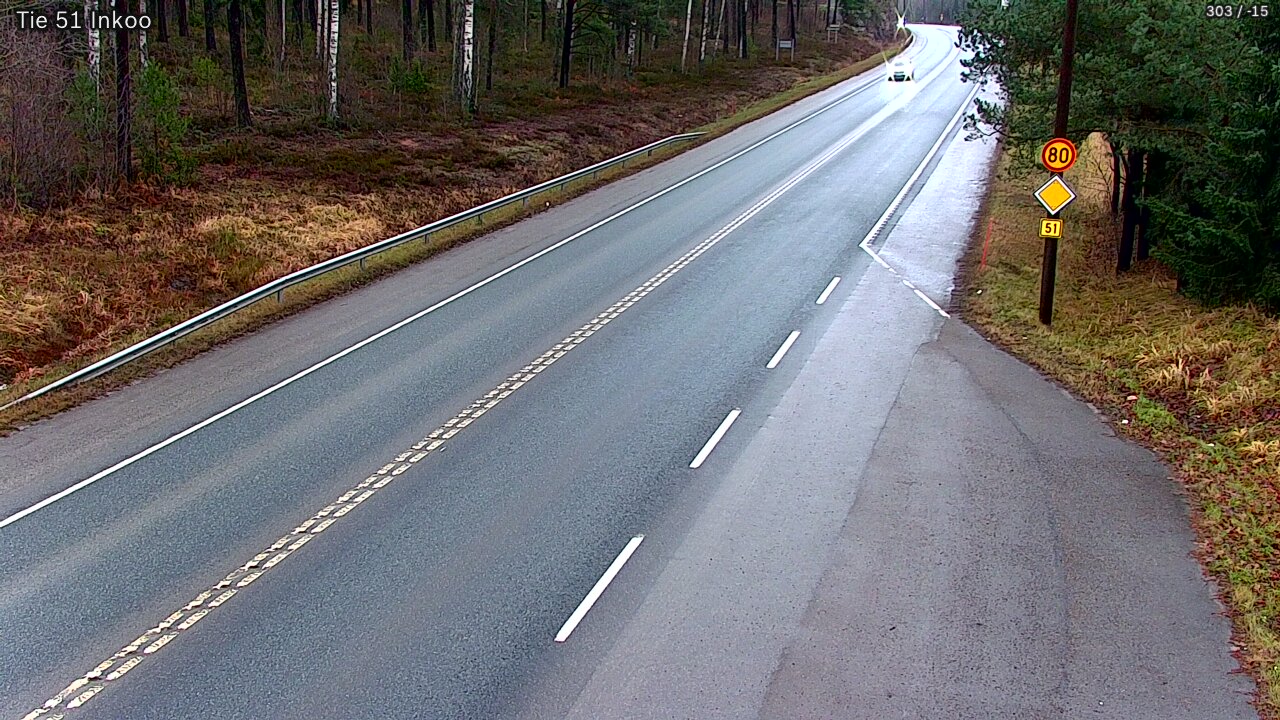 Weather Camera Image Road 51 Inkoo, Inkoo, Uusimaa