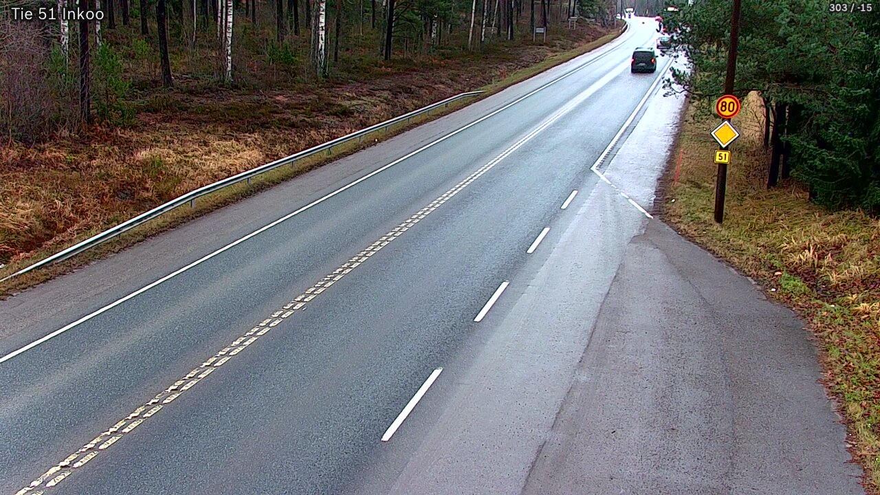 Weather Camera Image Road 51 Inkoo, Inkoo, Uusimaa