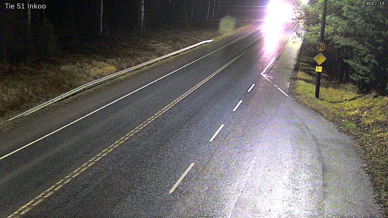 Weather Camera Image Road 51 Inkoo, Inkoo, Uusimaa