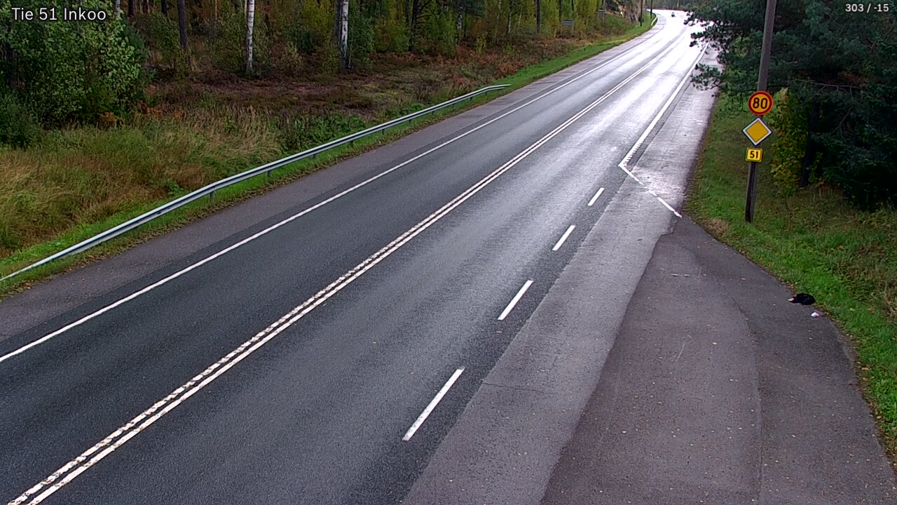 Weather Camera Image Road 51 Inkoo, Inkoo, Uusimaa