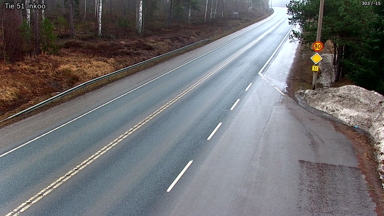Weather Camera Image Road 51 Inkoo, Inkoo, Uusimaa