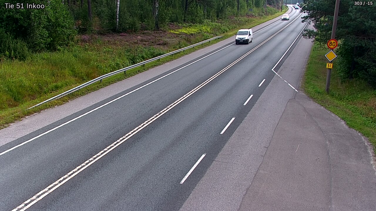 Weather Camera Image Road 51 Inkoo, Inkoo, Uusimaa