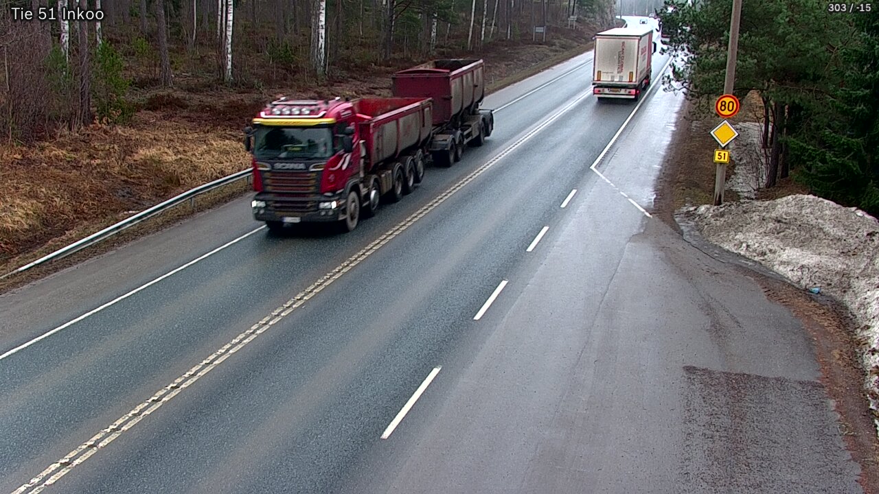 Weather Camera Image Road 51 Inkoo, Inkoo, Uusimaa