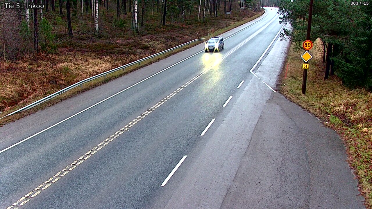Weather Camera Image Väg 51 Ingå, Inkoo, Uusimaa