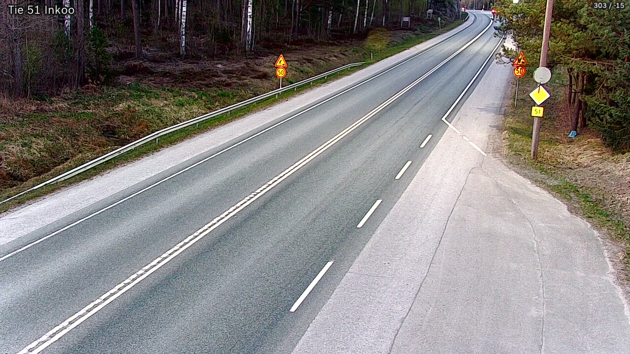 Weather Camera Image Väg 51 Ingå, Inkoo, Uusimaa