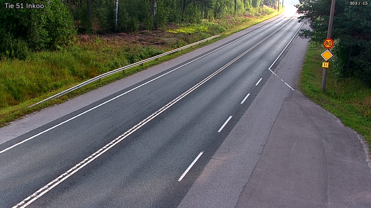 Weather Camera Image Road 51 Inkoo, Inkoo, Uusimaa