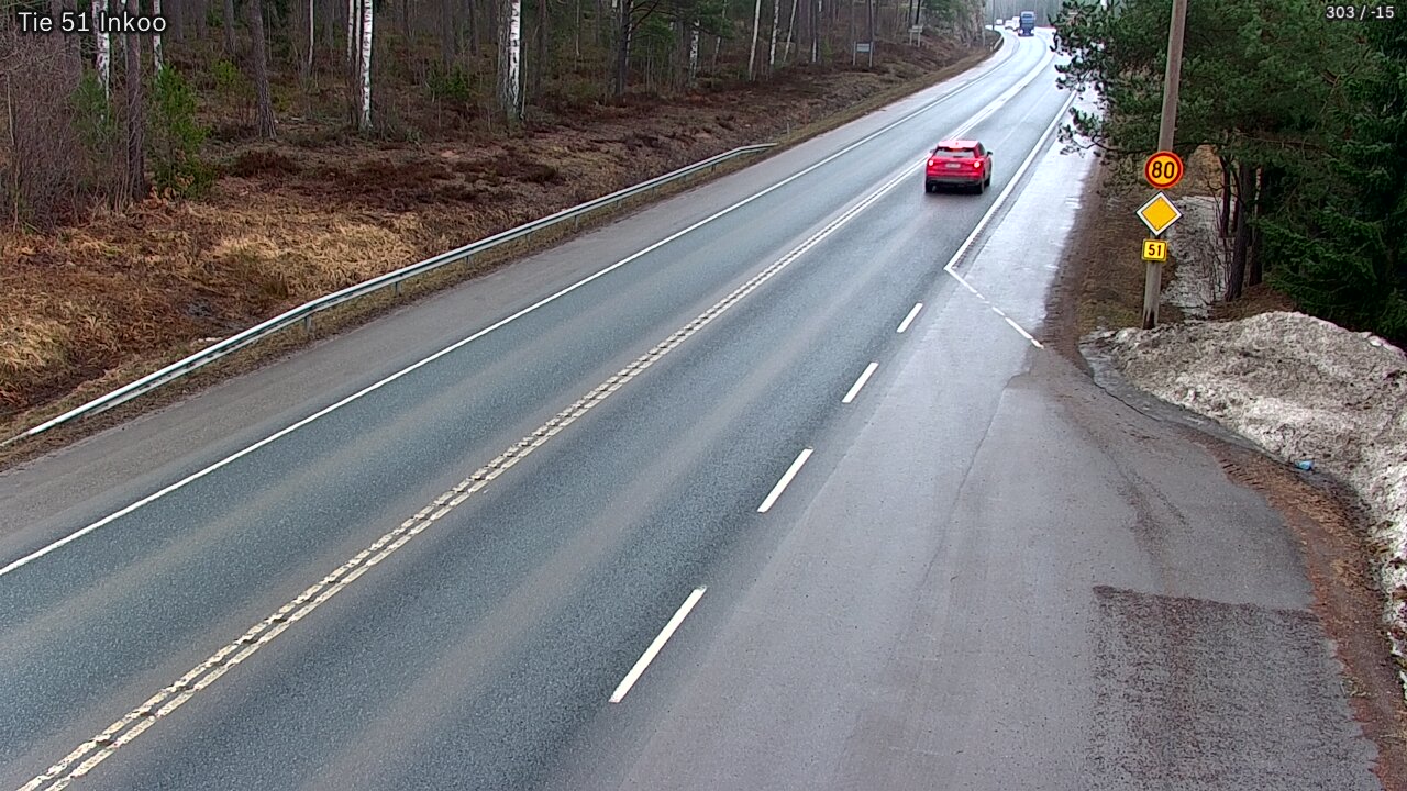 Weather Camera Image Road 51 Inkoo, Inkoo, Uusimaa