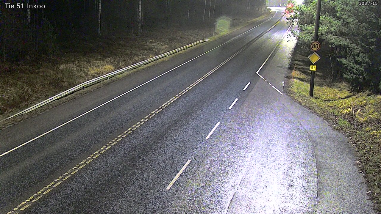 Weather Camera Image Road 51 Inkoo, Inkoo, Uusimaa