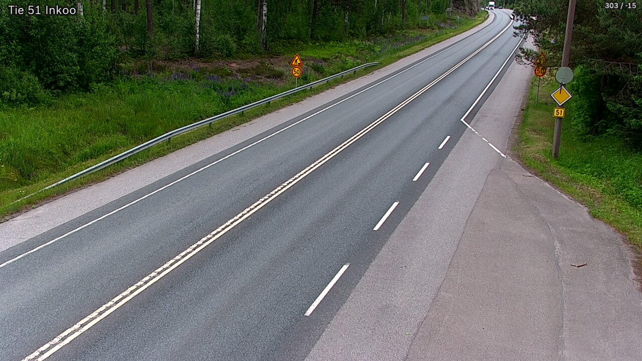 Weather Camera Image Väg 51 Ingå, Inkoo, Uusimaa