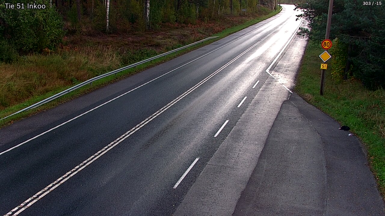 Weather Camera Image Road 51 Inkoo, Inkoo, Uusimaa