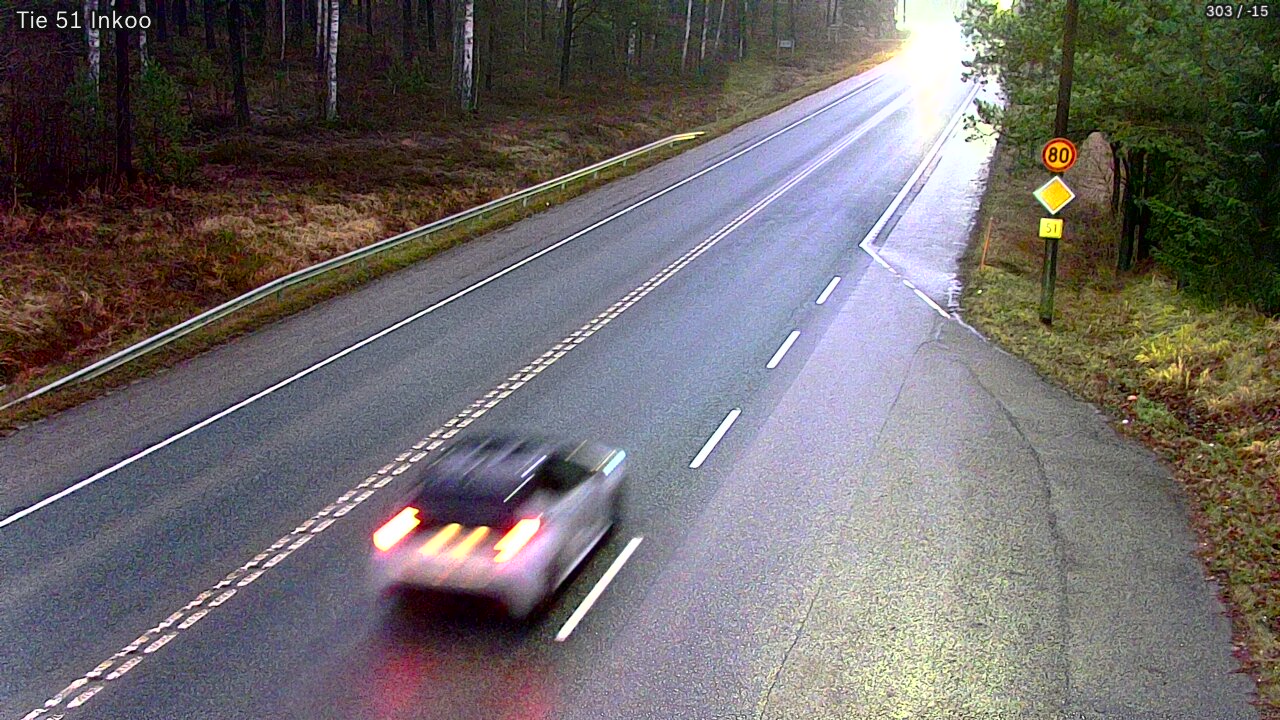 Weather Camera Image Road 51 Inkoo, Inkoo, Uusimaa
