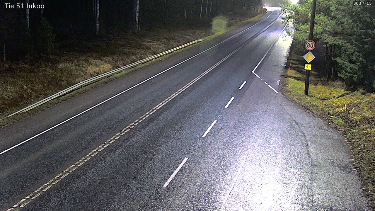 Weather Camera Image Road 51 Inkoo, Inkoo, Uusimaa