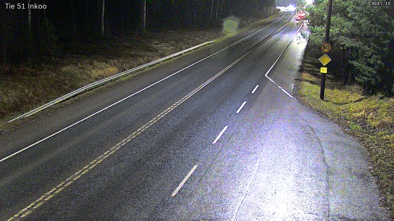 Weather Camera Image Road 51 Inkoo, Inkoo, Uusimaa