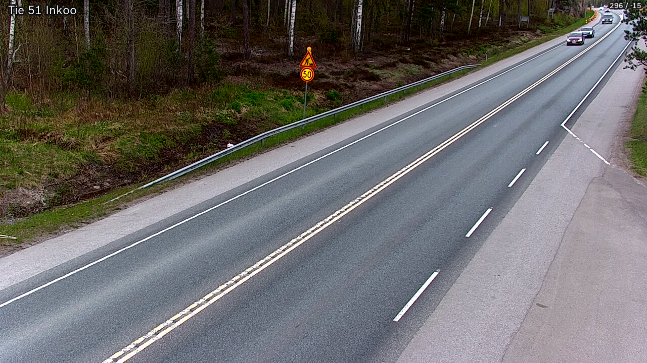 Weather Camera Image Väg 51 Ingå, Inkoo, Uusimaa