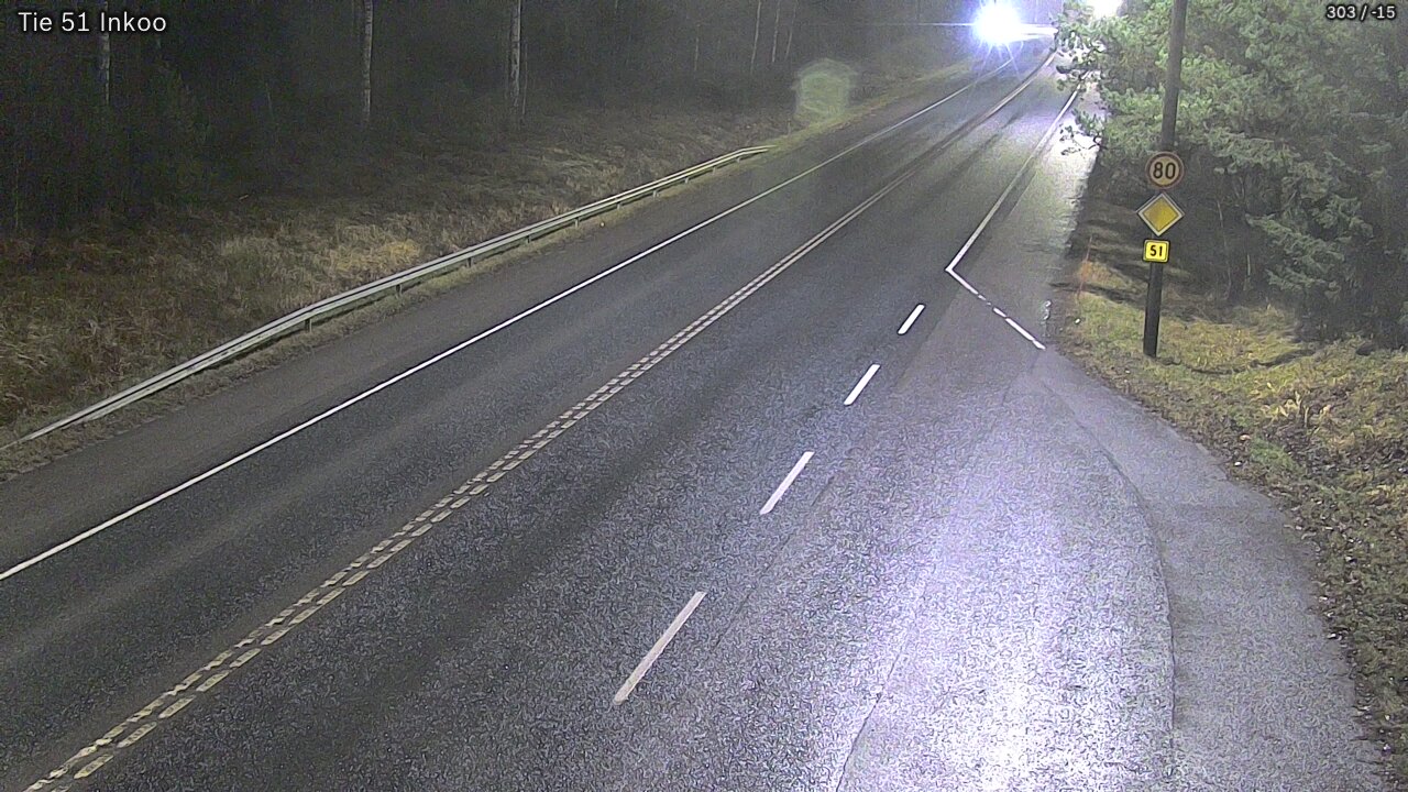 Weather Camera Image Road 51 Inkoo, Inkoo, Uusimaa