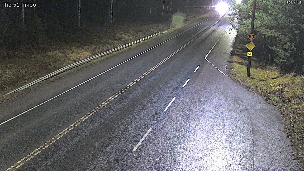 Weather Camera Image Road 51 Inkoo, Inkoo, Uusimaa