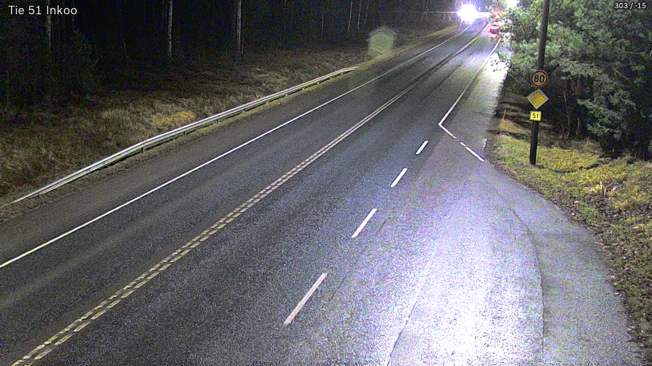 Weather Camera Image Road 51 Inkoo, Inkoo, Uusimaa