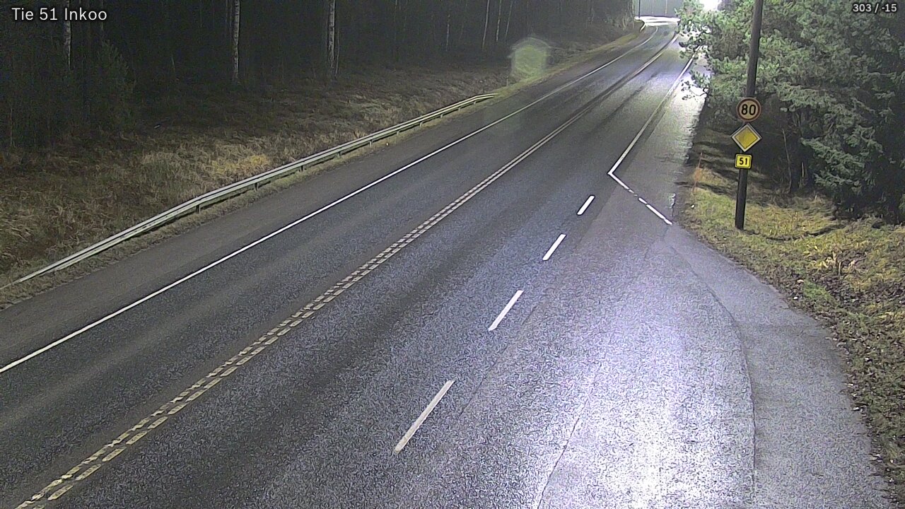 Weather Camera Image Road 51 Inkoo, Inkoo, Uusimaa