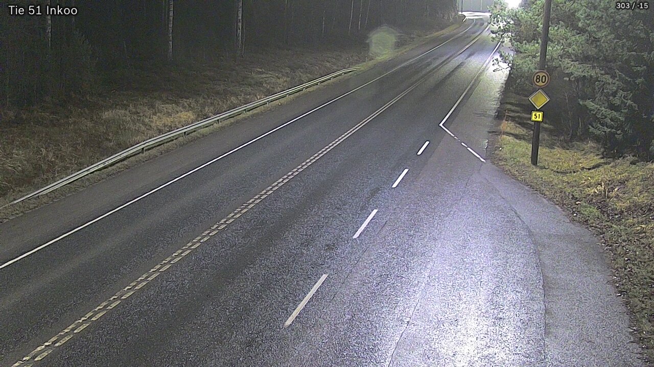 Weather Camera Image Road 51 Inkoo, Inkoo, Uusimaa
