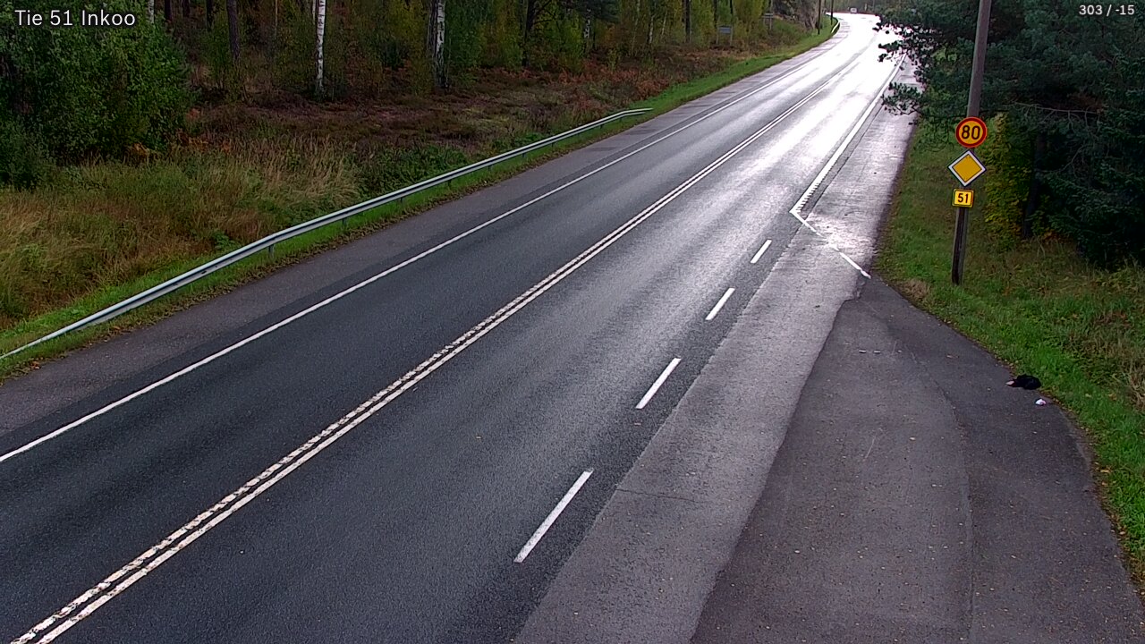 Weather Camera Image Road 51 Inkoo, Inkoo, Uusimaa