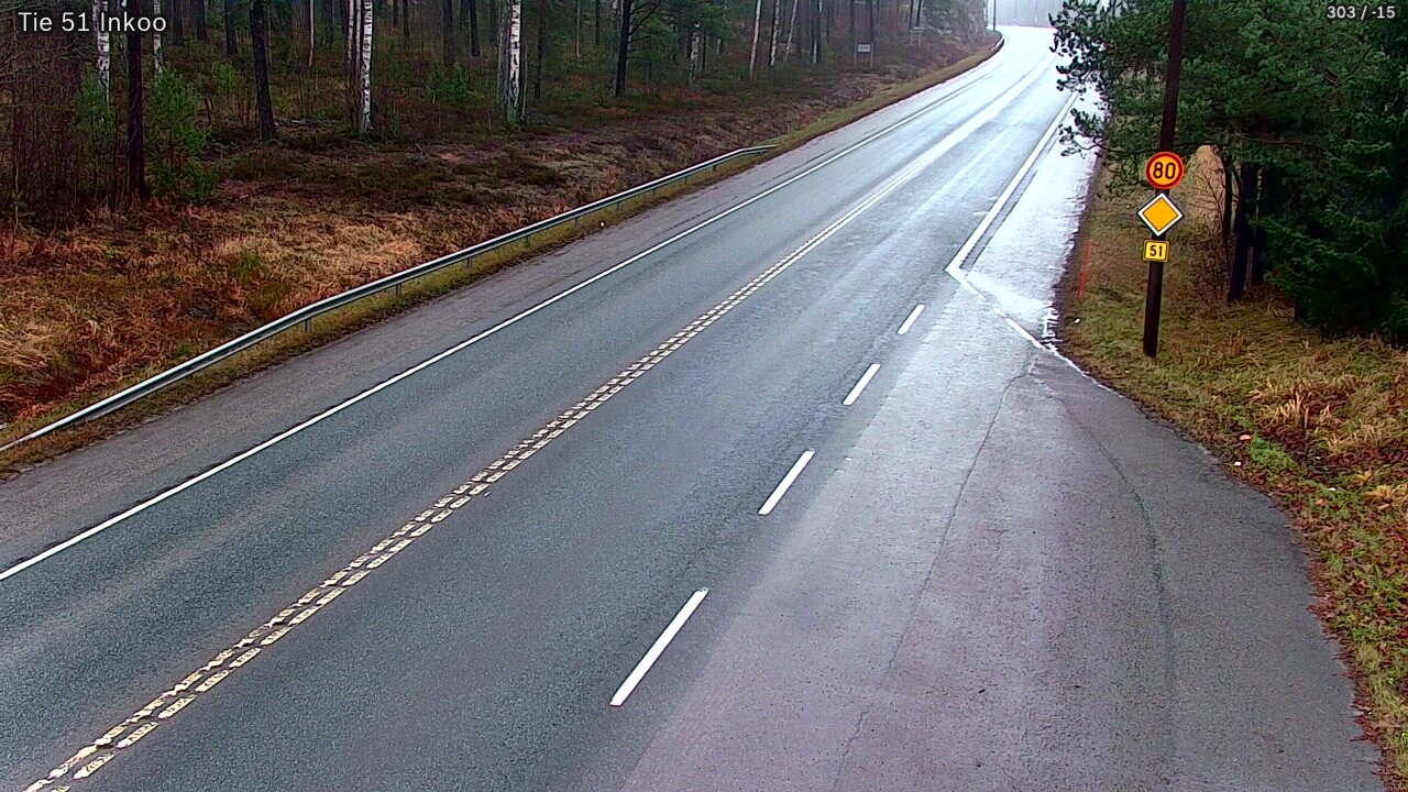 Weather Camera Image Road 51 Inkoo, Inkoo, Uusimaa