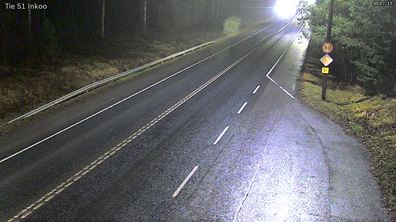 Weather Camera Image Road 51 Inkoo, Inkoo, Uusimaa