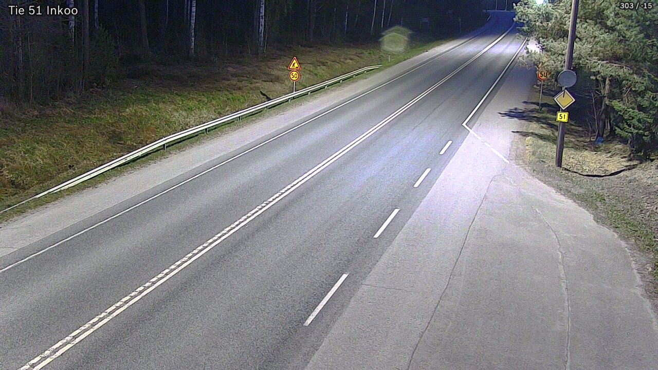 Weather Camera Image Väg 51 Ingå, Inkoo, Uusimaa