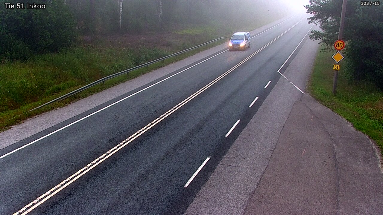 Weather Camera Image Road 51 Inkoo, Inkoo, Uusimaa