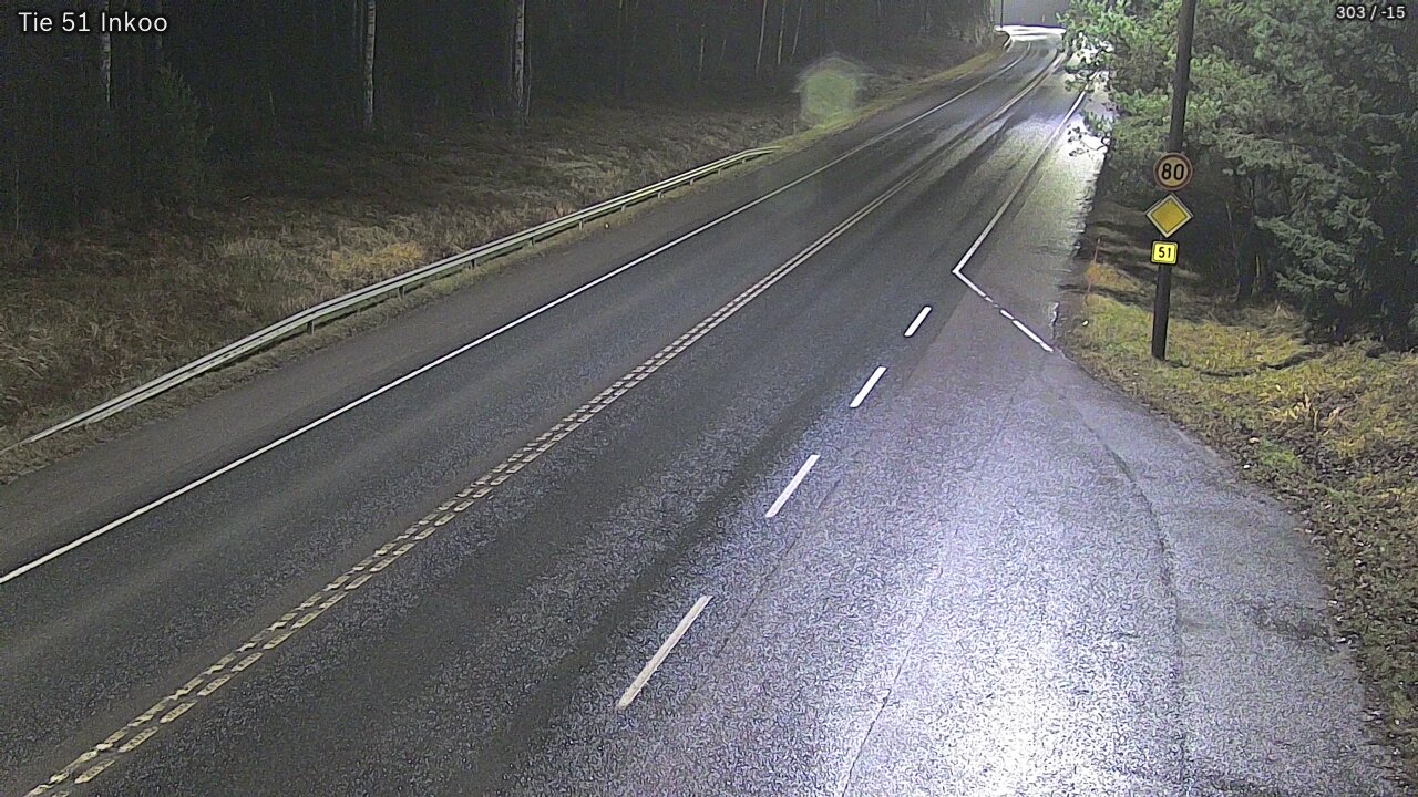 Weather Camera Image Road 51 Inkoo, Inkoo, Uusimaa