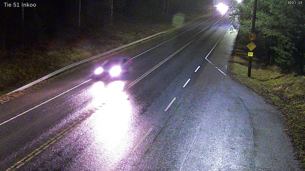 Weather Camera Image Road 51 Inkoo, Inkoo, Uusimaa