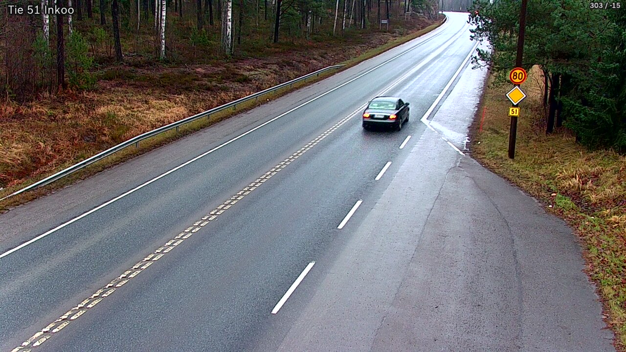 Weather Camera Image Road 51 Inkoo, Inkoo, Uusimaa