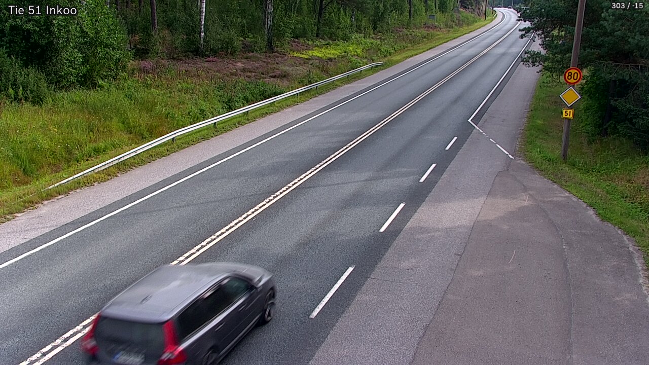 Weather Camera Image Road 51 Inkoo, Inkoo, Uusimaa
