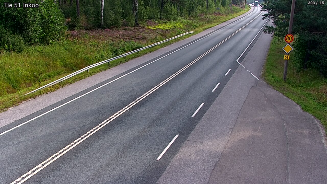 Weather Camera Image Road 51 Inkoo, Inkoo, Uusimaa